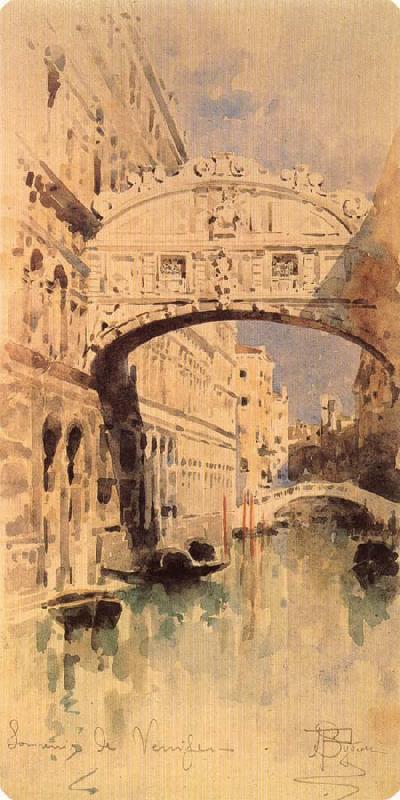 Mikhail Vrubel Venice:The Bridge of Sighs oil painting picture